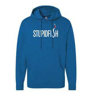 StupidFish Updated Logo Blue Hoodie
