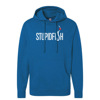 STUPIDFISH UPDATED LOGO BLUE HOODIE