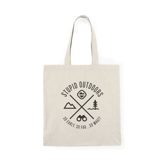 Stupid Outdoors Natural Tote Bag