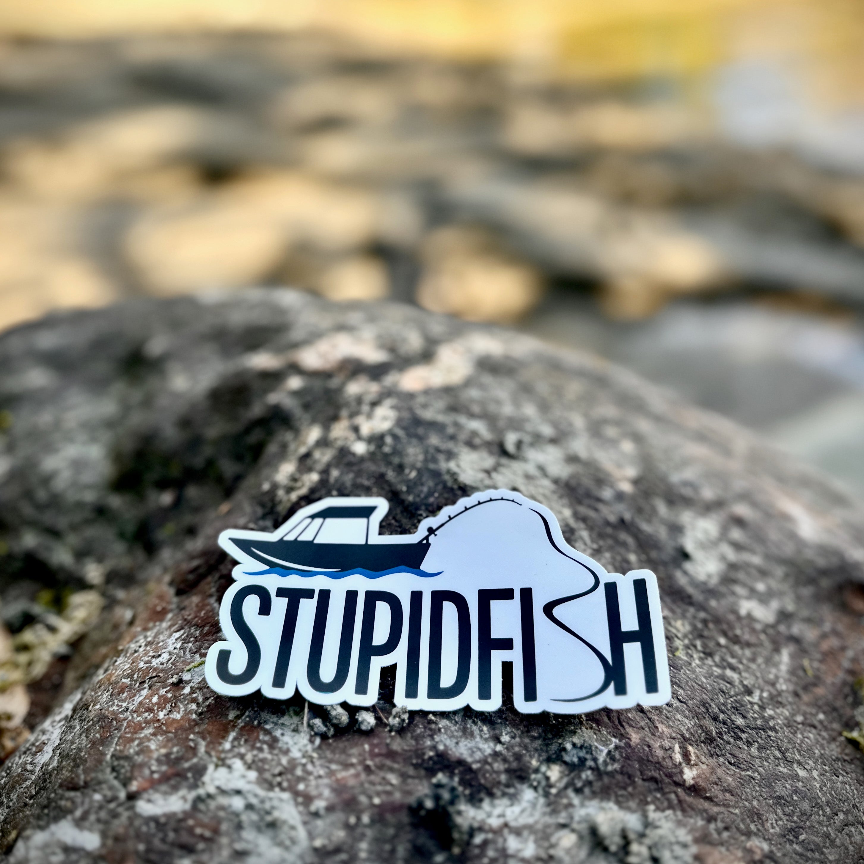 StupidFish Boat Fishing Decal