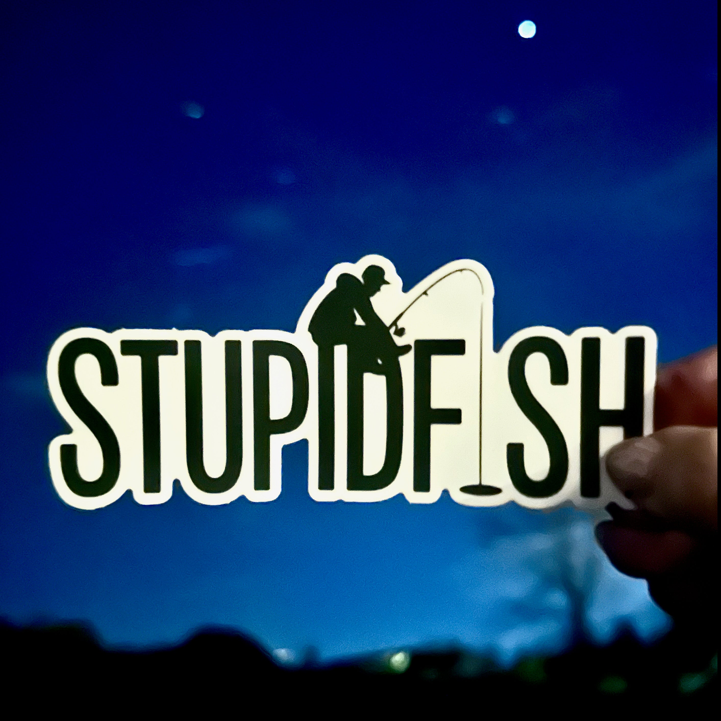 StupidFish Ice Fishing Decal