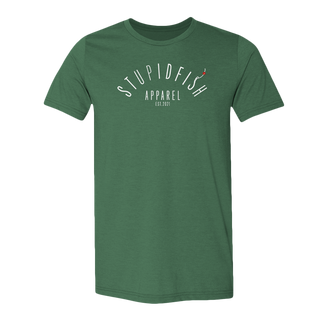 StupidFish EST 2021 Grass Green Heather T-Shirt