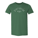 StupidFish EST 2021 Grass Green Heather T-Shirt