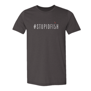 StupidFish Original Gear Logo Heather Grey T-Shirt