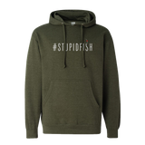 StupidFish Original Gear Logo Army Green Heather Hoodie