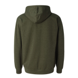 StupidFish Original Gear Logo Army Green Heather Hoodie