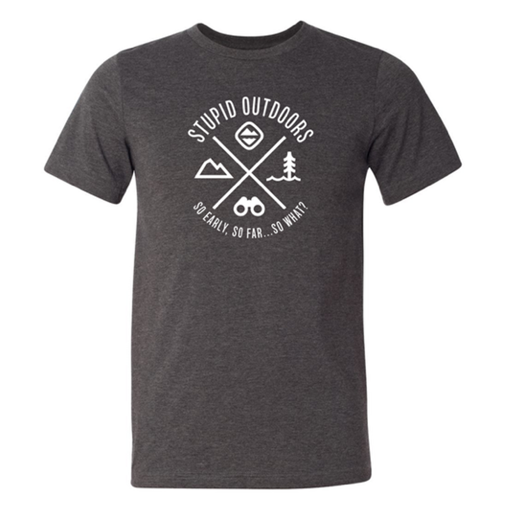 Stupid Outdoors "X" Grey T-Shirt