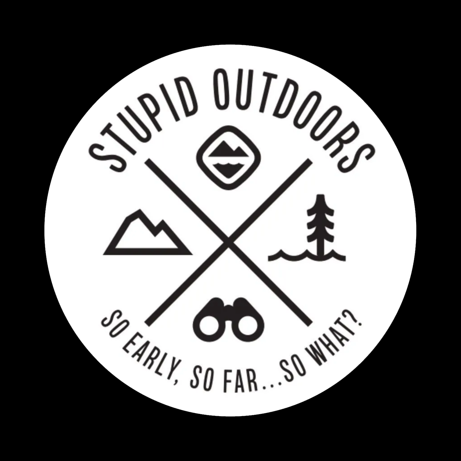 Stupid Outdoors X Decal